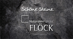 Desktop Screenshot of naturstein-floeck.de