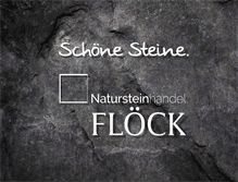 Tablet Screenshot of naturstein-floeck.de